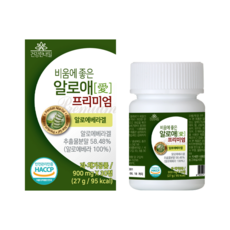 비움에좋은 알로애 알로에 장건강 식이섬유 배변활동, 30정, 1개