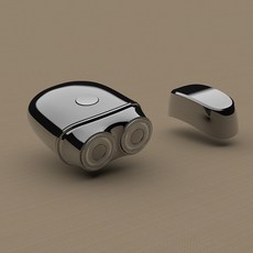 미니 전기 면도기 휴대용 면도기 차량용 여행 금속 전기 휴대용 면도기, 빛나는 밤, 하나