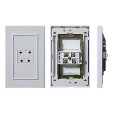 표준 일신 매입형 전화 선 콘센트 일구 매립 소켓EU_, 1