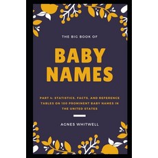 (영문도서) The Big Book of Baby Names Part 4: Statistics Facts and Reference Tables on 100 prominent B... Paperback, Independently Published, English, 9798714425691
