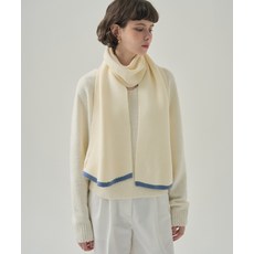 드로우핏 우먼 DRAWFIT WOMEN 라인 플레어 골지 니트 머플러 [IVORY] DFWMAC4402IV 155211, FREE