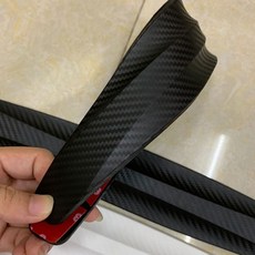 2p 흠집방지 카본 화이트 범퍼가드 익스테리어 TWFFKDTK, 색상, 1개