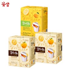 꽃샘 꿀유자차 포션 2개 +꿀레몬차 포션 1개 (45개입), 450g