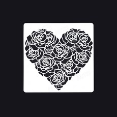 ST-CU2-0007型染版 蝶古巴特DIY鏤空模板 塗鴉繪畫模版 多款可選, 1個, ST-CU2-0007