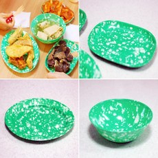 추억의 옛날 분식집 그릇 떡볶이 접시 5종 포장마차 우동그릇 비빔밥그릇, 1개, 5g