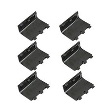 6개 세트 배터리 백 도어 뚜껑 케이스 Xbox One 컨트롤러 교체용 검정색, 1개