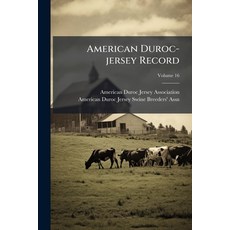 (영문도서)American Duroc-jersey Record; Volume 16 Paperback, Nabu Press, English, 9781179075808