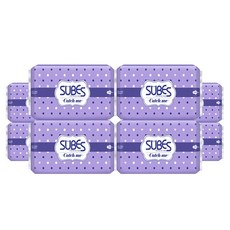 슈베스 캐치미 슬림 생리대, 오버나이트 이상, 6개입, 8개