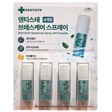 덴티스테 브레스 구강스프레이, 15ml, 4개