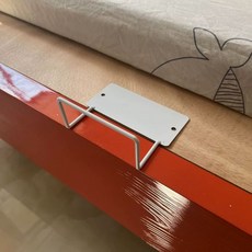 침대 밀림방지 가드 논슬립 데이베드 프레임 고정 철제 밀림 코너 매트리스, P. 검정 양면 테이프 10개입 고정장치 없음