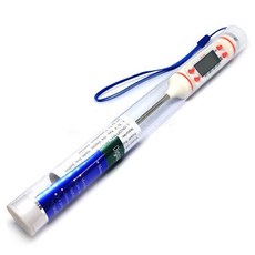 TP101 探針式食品溫度計，測量廣泛，廚房烘焙適用, 1個, 白款【精準數顯+電池】頂配1套,進口機芯：萬能溫度計【最高能測300度】