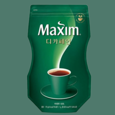 맥심 디카페인 리필커피 170g, 1개
