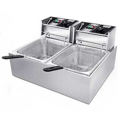 튀김기 2구 탁상용 전기 탁상형 꼬치 프라이어 업소용 호프, D. 혼 튀김