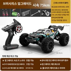 RC카 입문용 led 1 16 EBOYU 16103 화이트 rc카, 배터리 2개 60분, 1개, 블루 오프로드 75KM/H
