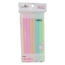 GPD 버블티 빨대 15p 10개 세트 356516EA pon+427zE