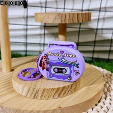 레트로 카세트 녹음기 클래식 소형 레코더 복고 빈티지 선물, 퍼플, 기본 모델명/품번