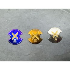鯊魚工廠 X2 避震鈦片, 1個, 燒鈦色 (藍紫色)