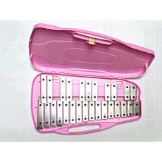 명창실버스타공명실로폰27키(연분홍) 실버음판, 1개, 연분홍, 27판