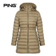 PING 여성 후드 구스 다운 점퍼 214638