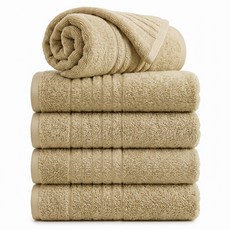 연화삼월 호텔 수건 60수 5성급 호텔 수건 150g 무형광 세면 타올 진드기차단 알러지케어 향균 OEKO-TEX 인증 470 GSM 인증 먼지없는 수건 여행용 세면도구 수건 10, 5개, 05라이트브라운