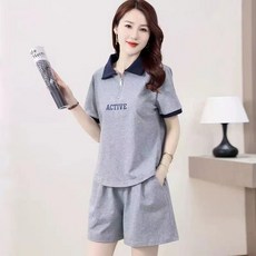 【小個子顯高】運動套裝 短褲套裝 休閒套裝 網紅同款 兩件套 冰絲透氣 高腰設計 活潑減齡 夏季出街健身