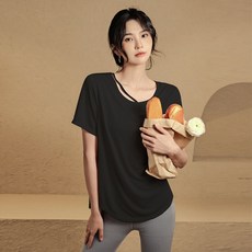 速干運動上衣 寬松顯瘦瑜伽T恤女