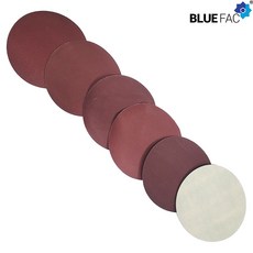 BCSP-6인치 원형샌드페이퍼 5장세트 사포, 6인치40방 5장