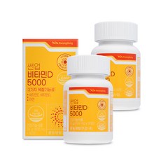 광동 썬업 비타민 D5000 36g, 60정, 2개