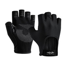 wonerly 헬시핏 스포츠 반장갑 헬스장갑 자전거, 블랙