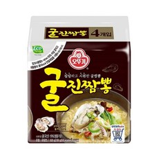 오뚜기 굴진짬뽕 라면 130g, 4개