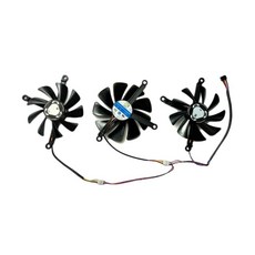 AKUYAO Full Set GPU Cooling Fan (Left/Centre/Right:85mm/95mm/85mm) for XFX RX5700XT 8GB Thicc III, AKUYAO Full Set GPU Cooling Fa