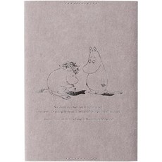 니톰즈 STALOGY 무민 노트 커버 1/2 이어 노트 세트 A6 방안 블루 SS0121