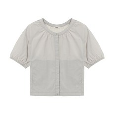 Nau W 워케이션 볼륨 반팔 셔츠 Light Gray 1148241