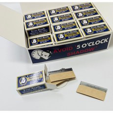 富福里 美國原裝進口老人單面刀片 (5片入) EVER-READY 刮鬍刀片, 1個, 5