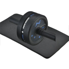 복근 다이어트 ab슬라이드무소음 복근 운동기복부운동기구+무릎패드 남녀공용, 청색