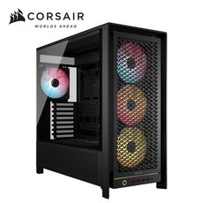 Corsair Frame 5000D RS 玻璃透側 模組化 E-ATX機殼 黑 附RS140炫光風扇*4, 1個, RS140
