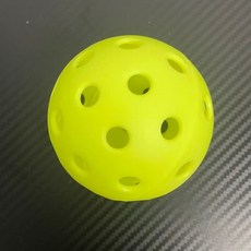 【源頭廠商 特價優惠】靜音匹克球 一體滾塑球 結實耐打 訓練球 室外球 匹克球 皮克球 靜音球 pickleball, 1個, 淺黃色
