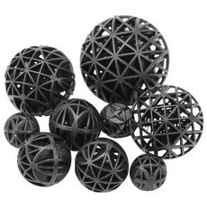 수족관 필터 미디어 바이오 공기 생화학 스폰지 볼 물고기 펌프 탱크 연못, Diameter 16mm, 10Pcs