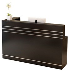 심플 식당 카운터 매대 미용실 계산대 미용실 계산대, 블랙 오른쪽