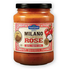 폰타나 소스류 브런치 식자재 밀라노 크림치즈 로제 파스타 소스, 600g, 1개