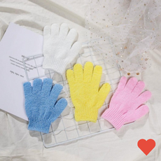 바디클렌징용 때밀이장갑 1p 각질 제거 샤워 목욕용품, 오렌지