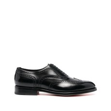 산토니 가죽 레이스업 브로그