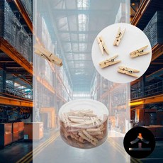 원목 나무집게 소 방꾸미기 가렌드데코 사진클립 나무클립 포토집게 파티가랜드