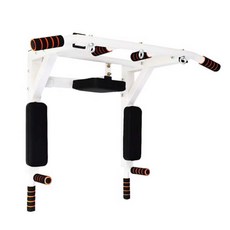 벽부착 턱걸이 봉 운동 웨이트 풀업바 기구 피트니스, 레드블랙 백레스트 4후크, 레드블랙 백레스트 4후크