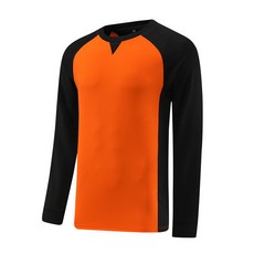 심판복 배구 경기용 긴팔 상하세트 남녀공용 훈련복 유니폼, 3_5161 오렌지 상의