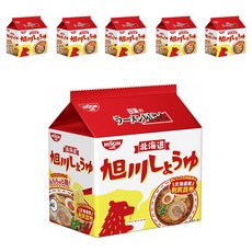 닛신 라멘 가게 홋카이도 아사히카와 쇼유라멘 5개입, 6개