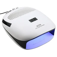 새로운 140W 3-IN-1 다기능 먼지 진공 청소기 및 전기 드릴 살롱용 UV LED 램프 매니큐어 기계, 02 US, 01 Ivory