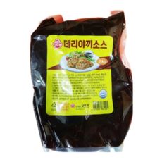 데리야끼소스 햄버거 스테이크 샌드위치 바베큐 닭꼬치 떡 갈비 캠핑 양념소스 대용량 2kg, 1개