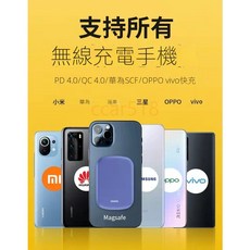 Magsafe無線充電手機，支援PD/QC快充，適用於多品牌手機, 粉色, 3103灰