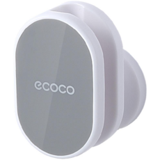 【ECOCO】意可可 花灑支架 萬向 淋浴頭 噴頭 掛座 免打孔 吸盤 固定器 可調節 浴室 淋雨 底座, E2127花灑座-灰色